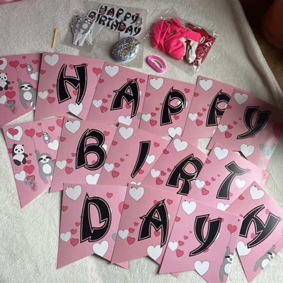 The Party Animals: A Panda & Koala Party Kawaii Birthday Extravaganza Deco Set - Picture 5 of 5